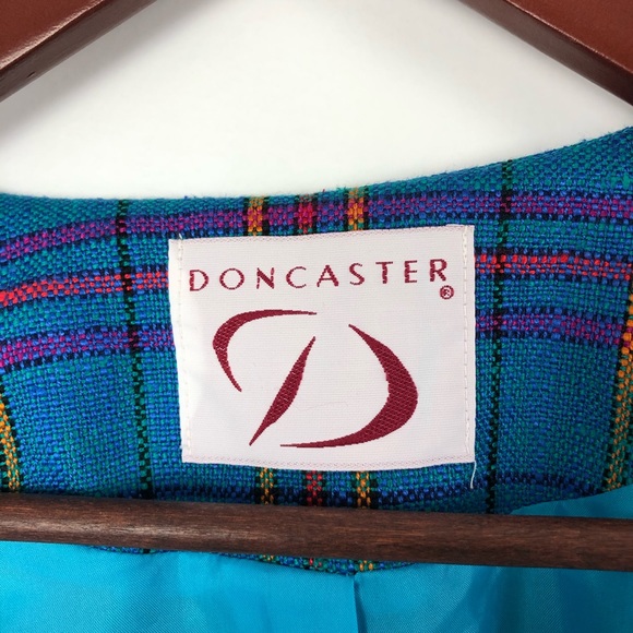DONCASTER vintage cropped blazer 80's size 10 - Picture 4 of 7